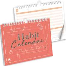 Clever Fox Habit Tracker-Kalender  inspirierender Ziel-Tracker und Gewohnheitskalender fr atomare Gewohnheiten  farbenfrohes Gewohnheits- und Ziel