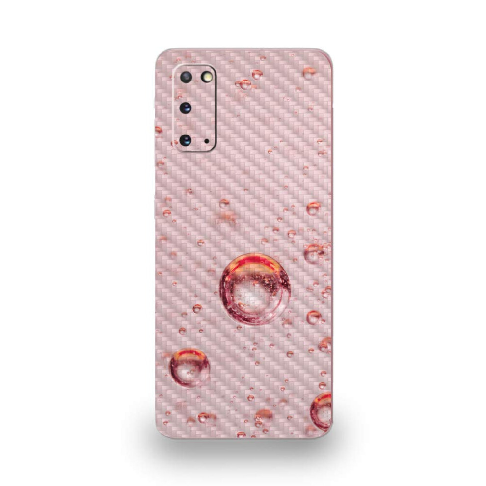 Mightyskins Carbon Fiber Skin For Samsung Galaxy S20 - Champagne Bubbles | Protective Durable Textured Carbon Fiber Finish | Easy To Apply | Made In 680611299323