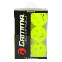 Paquete de pickleballs interiores de Gamma Photon de 6 USAPA aprobado por alta visibilidad duradera y ultra balanceada