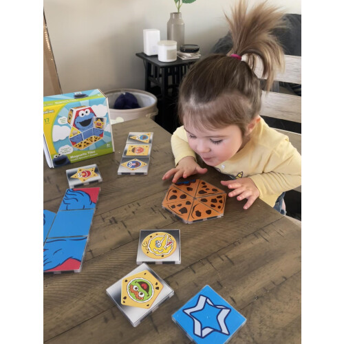 CreateOn Σετ Μαγνητικών Παιχνιδιών Cookie Monsters Στρουμφάκια, 17 κομμάτια, STEM & Montessori 2