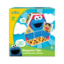CreateOn Sesame Street Cookie Monsters Forme Set da gioco magnetico Giocattoli da costruzione magnetici STEM e giocattoli educativi Montessori pe