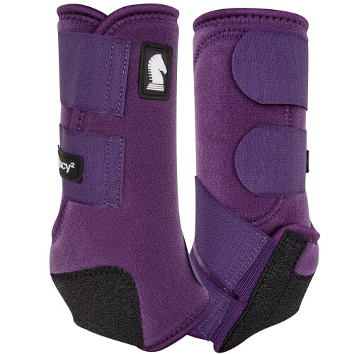 Fronte classica di supporto Equine Legacy2 Front (melanzane Small)