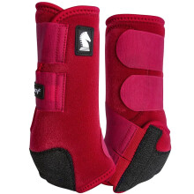 Classic Equine Legacy2 Support Boots Front (Crimson Small)