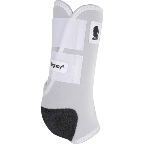 Classic Equine Legacy2 Support Boots Front (White Small) 1