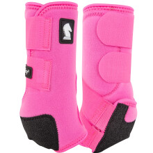 Botas de suporte clssicas equinas Legacy2 traseiras (rosa choque grande)