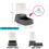 Comedouro e Bebedouro Gravity Sport Pet, Pequeno 3