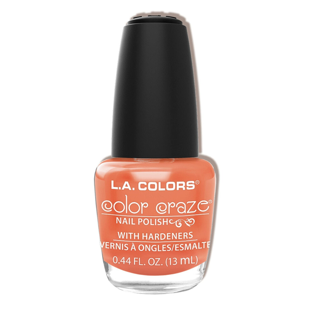 L.a. Colors Color Craze Nail Polish, Nectarine Cnp611