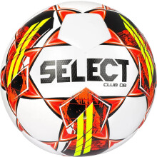 SELECT Club DB Soccer Ball White/Red V22 Size 5