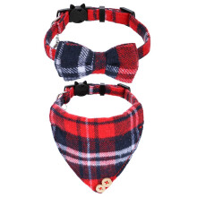Faleela Breakaway Katzenhalsband mit Glckchen  2er-Pack Katzenhalsband mit Glckchen, Katzenhalsbnder mit Bandana, Zubehr fr Haustierhalsbnder,