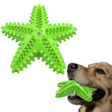 IDOLPET Squeaky Chew Lelu - Meritähti vedessä kelluva lelu koirille Luonnollinen hammasharja hampaiden puhdistus pienille keskikokoisille koirille -