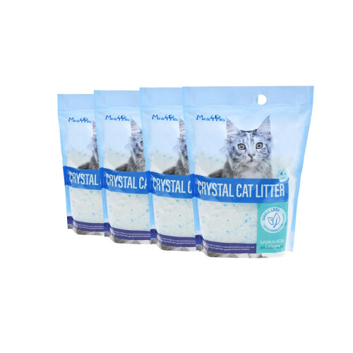 Picture of Made4Pets Cat Litter Crystals Non Clumping Cat Litter Odor Control ...