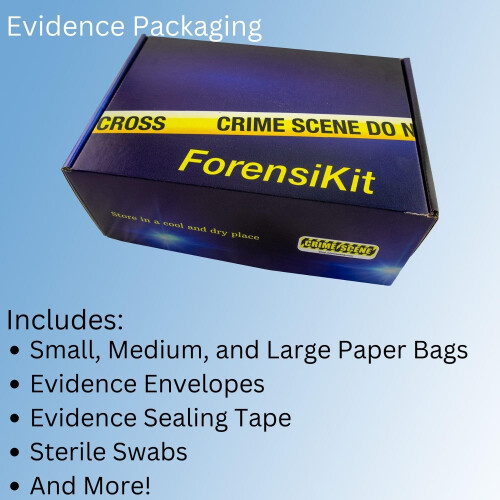 Crime Scene Evidence Packaging ForensiKit Explore Crime Scene Processing Techniques  Blue 1