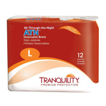 Tranquility Premium ATN-engangstrusser med faner Beskyttelse natten over Superabsorberende kerne for l?kagefri og fuld pasform komfort Stort 72 k