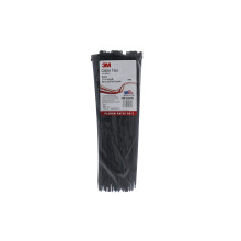 3M Cable Tie Black 50 lb 11"""" 100 pcs/bag