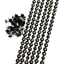Let's Decorate 10 Meters D9.5mm Bronze Plated Decorative Nail Strips/Nailhead Trims Upholstery Sofa Tacks Loosing Tacks Matched (C:9.5mm Bronze)