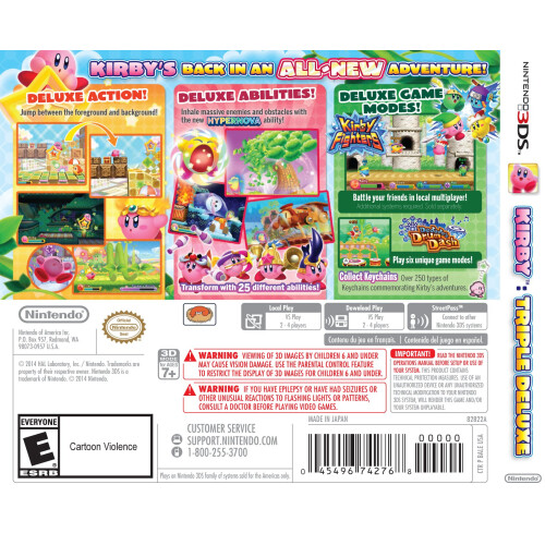 Nintendo Kirby Triple Deluxe  Nintendo 3DS 1