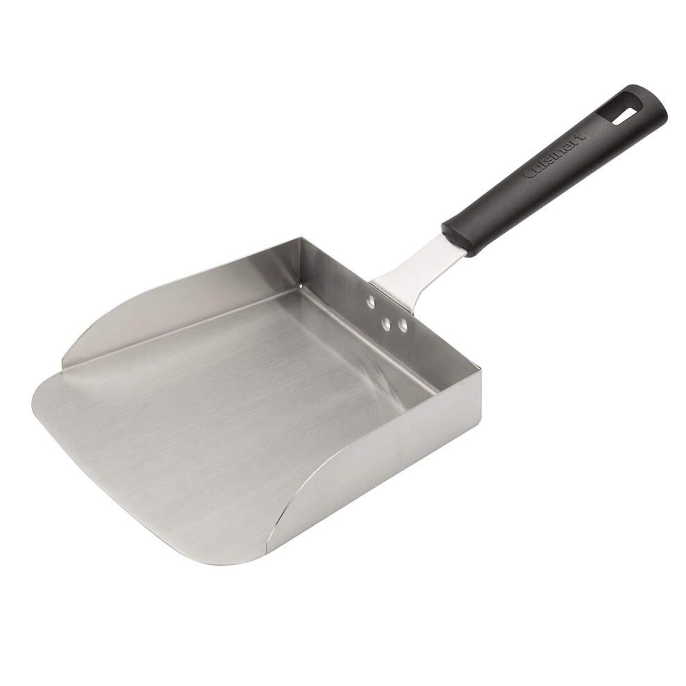 Cuisinart Griddle Food Mover - Extra-Large Stainless Steel Spatula for Rice Vegetables and More Perfect BBQ Tool Cookouts and Griddles Large Scoo