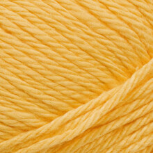 Craft County 100 % bomuldsgarn Medium (str. 4) - Vvestrikning og hkling - Gul (120 yards)
