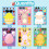 Joy Bang 30 Sheets Easter Stickers for Kids  Easter Crafts  Easter Games Make Your Own Easter Egg Bunny Face Stickers DIY  Easter Activities for 2