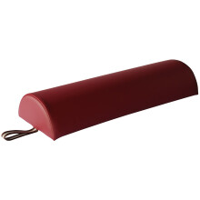 Master Massage 9""x26"" Halbrundes Massagekissen - Burgunderrot