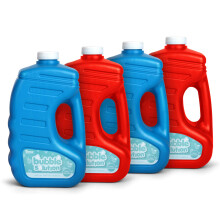 Darice Bubble Solution 4 Pack (256 oz) Refill til boblemaskiner og bl?sere - p?skebryllup F?dselsdage udend?rs - 8 store boblestave inkluderet -