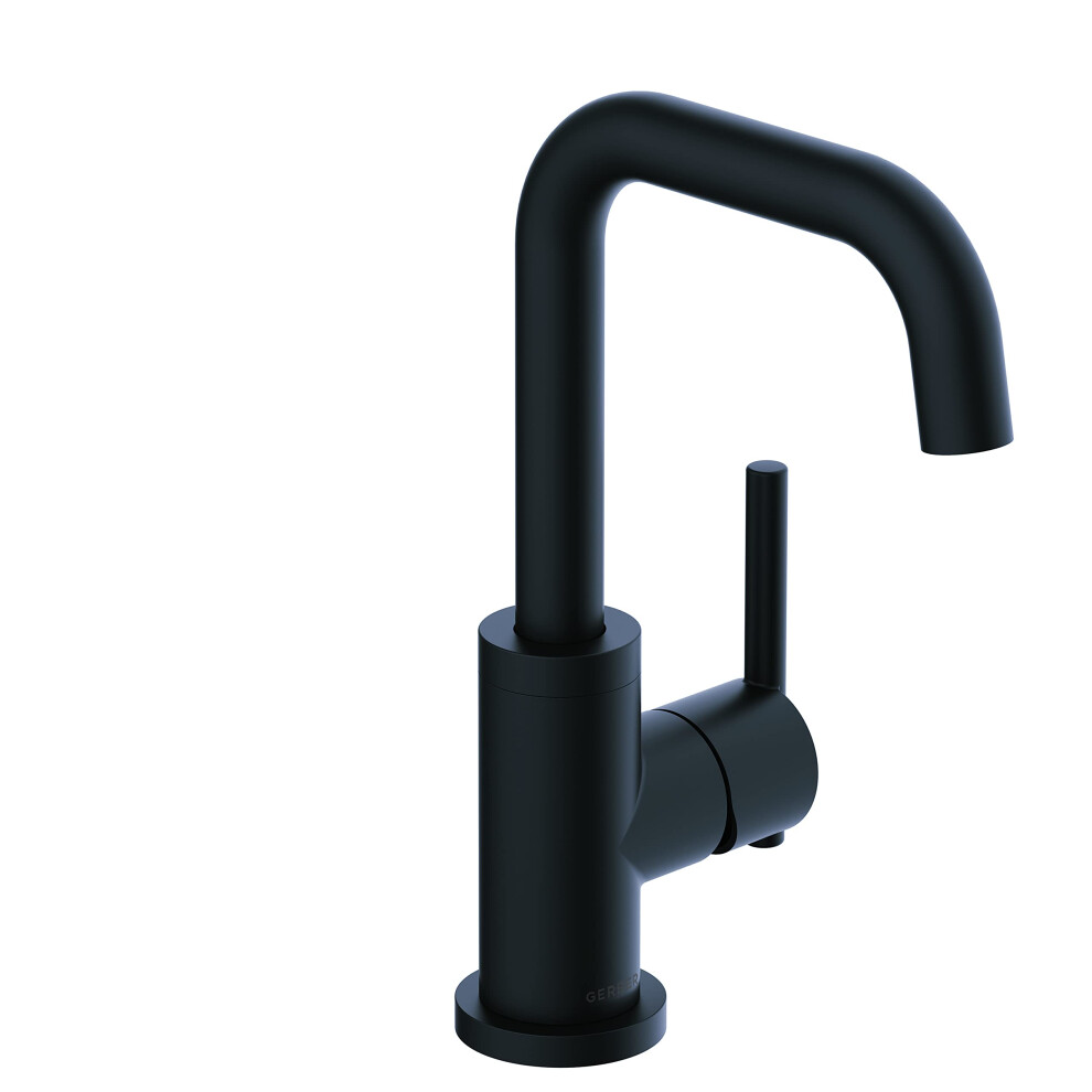 Parma Trim Line 1H Lavatory Faucet w/Metal Touch Down Drain Satin Black