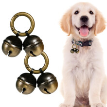 Whimsii Extra laute Katzen- und Hundeglocke fr Halsband, einfache Clip-Verschlsse, Haustier-Tracker und Falknerei, langlebige Messing-Halsbandanhn