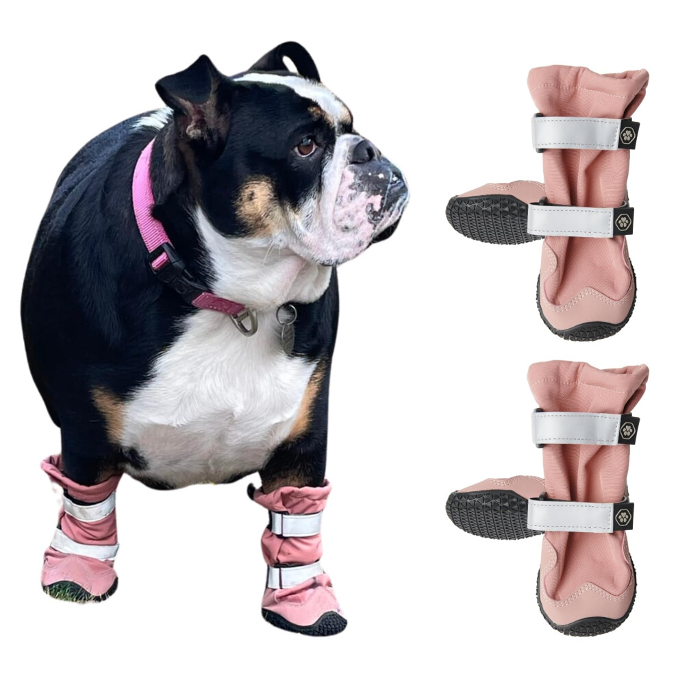 Spark Paws Bottes De Chien Rsistantes L'eau Pour Chiens Moyens De Chiens Moyens De Chien Antidrapant Pattecteur Paw Protrer Pour Rune Snoyag-image