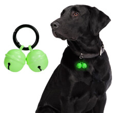 Bells for Dog Collar Cane Extra rumoroso Glow Blow per il monitoraggio e il salvataggio di uccelli faunistici durevoli campane di rame (razza baglior