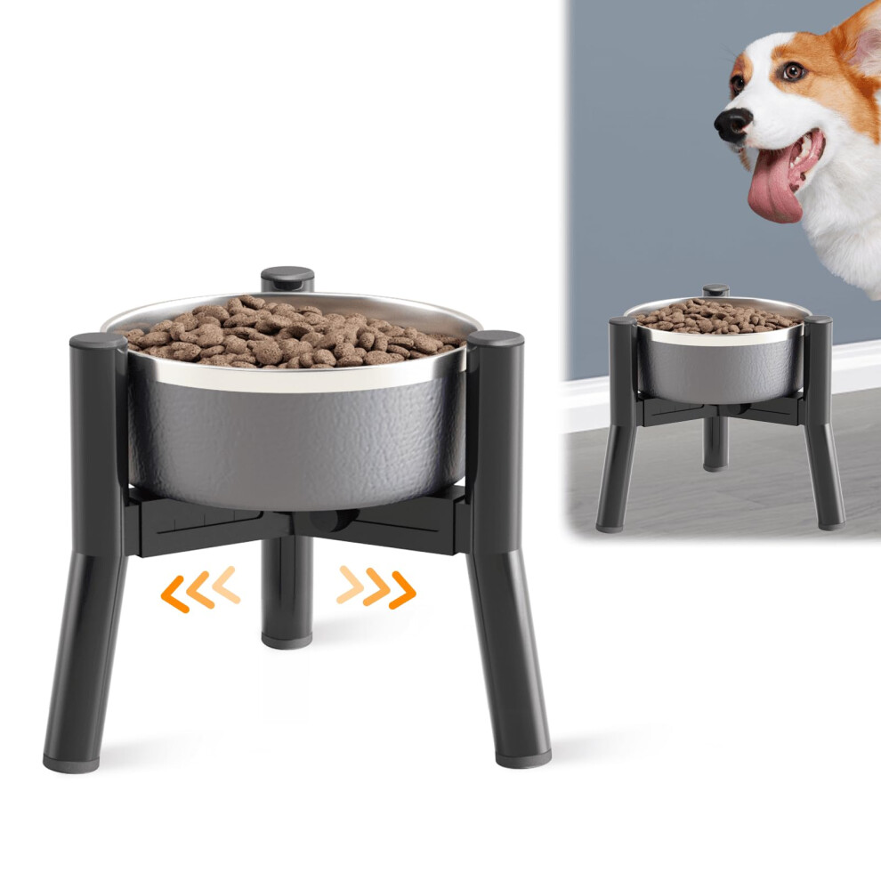 Shainfun Ajustement des bols  chiens levs rglables compatibles avec un support surlev de 6  8 pouces de large avec un matriau mtallique