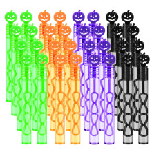 SULOLI 36 Stuks Halloween Bellenstokjes, Halloween Pompoen Mini Bellen Bulk Speelgoed