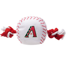 Brinquedo de corda de beisebol MLB ARIZONA DIAMONDBACKS para CES E GATOS. Design de beisebol esportivo de nilon resistente Cordas resistentes c