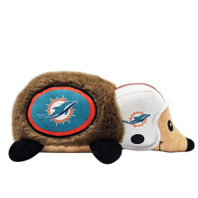 NFL Miami Dolphins -pehmolelu koirille ja kissoille Hieno pehmeä lemmikkilelu hauskanpitoon ja interaktiiviseen leikkimiseen koiran purulelu, jossa o