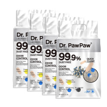 Tofu kattenbakvulling Dr. PawPaw Klonterende kattenbakvulling Kamperfoelie geur 18 lb Stofvrij Houd Kitty netjes Superieure geurcontrole Houd de