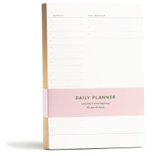 Tglicher und wchentlicher To-Do-Listen-Notizblock  Schreibtischunterlage fr Arbeit und Studium, goldfarben, 20,3 x 15,2 cm