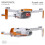 Wrapgrade Skin Compatibile con DJI Mavic Mini | Colore Accento (Rame Farfalla) 4