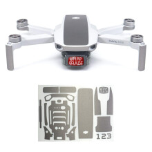 Pelle wrapgrade compatibile con dji mavic mini | Colore accento (titanio)