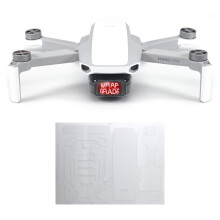 Pelle wrapgrade compatibile con dji mavic mini | Colore accento (bianco da corsa)