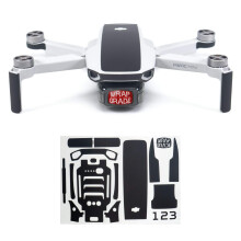 Wrapgrade Skin compatible with DJI Mavic Mini | Accent Color (STEALTH BLACK)