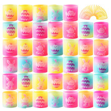 40 STK Magic Spring Leget?j til p?ske Kurvestoppere til drenge piger Fidget Stress Mini spiralfjedre leget?j P?ske?g Fyldstoffer til b?rn Ikke sl