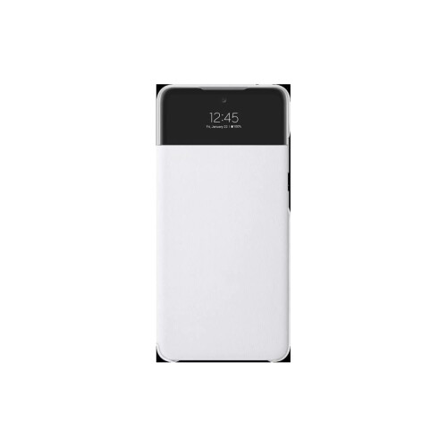 Samsung Samsung Galaxy A52 5G S View Wallet Cover - Weiß