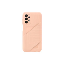 Samsung Card Slot Cover Case con tasca per carta per Galaxy A23 5G Peach