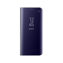 NUR Samsung Galaxy S8 S-View Flip Cover mit St nder, Orchideengrau