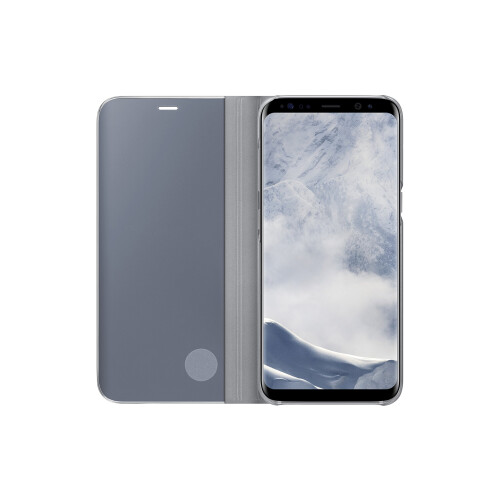 Samsung Samsung Galaxy S8 S-View Flip Cover con Kickstand Silver 2