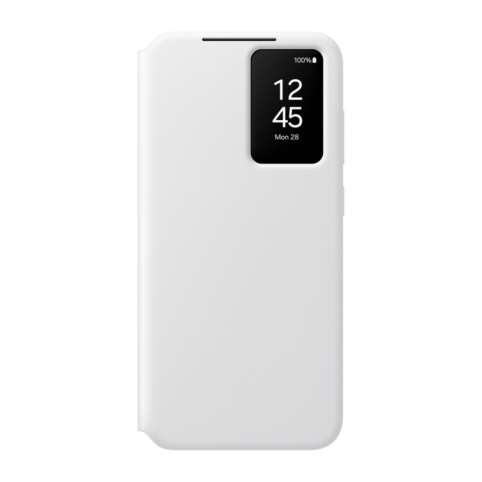 Photos - Case Samsung Galaxy S24 FE Wallet Phone  Protective Cover with Smart Small Screen View Finger Tap Control Slim Design Card Ho 
