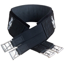 Professionals Choice Equine SMX Englischer Sattelgurt (Gr e 40 Zoll, Schwarz)