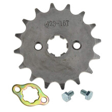 Hiaors 428 16T 17mm moto motociclistico pignone del motore anteriore per 50 cc 70cc 110cc 125cc 140cc 160cc taotao roketa coolster sunl lilla cinese