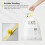 EKO Easy-Dispense Roll 80 Count Extra-Strong Drawstring Small Trash Bag  1.6 Gallon Trash Bag (3-6L) 1 Pack White  Code A 3