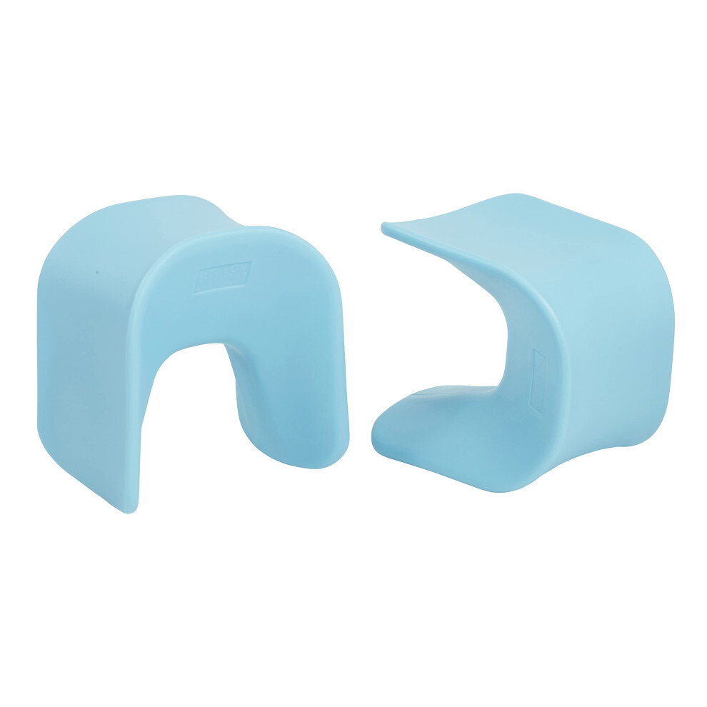ECR4Kids Wave Seat  14in - 15.1in Seat Height  Perch Stool  Cyan  2-Pack-image-OPC-PHFNPWZ-NEW