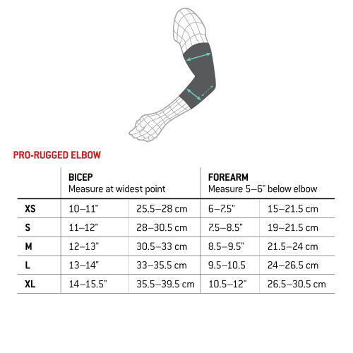 G-Form Pro-Rugged Ellbogensch   tzer, Erwachsene, Gr      e S 2